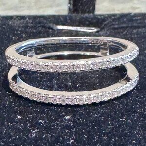 Kstyle Moissanite Wedding Ring Enhancer Guard - Size 10
